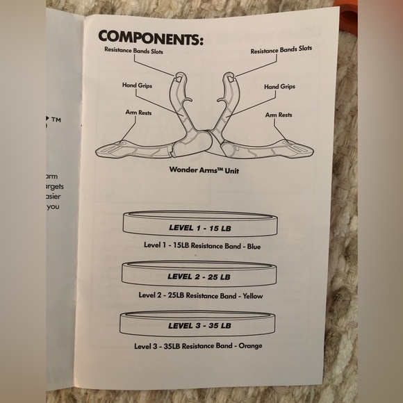 Upper body resistance bands “WONDER ARMS” - Picture 2 of 3